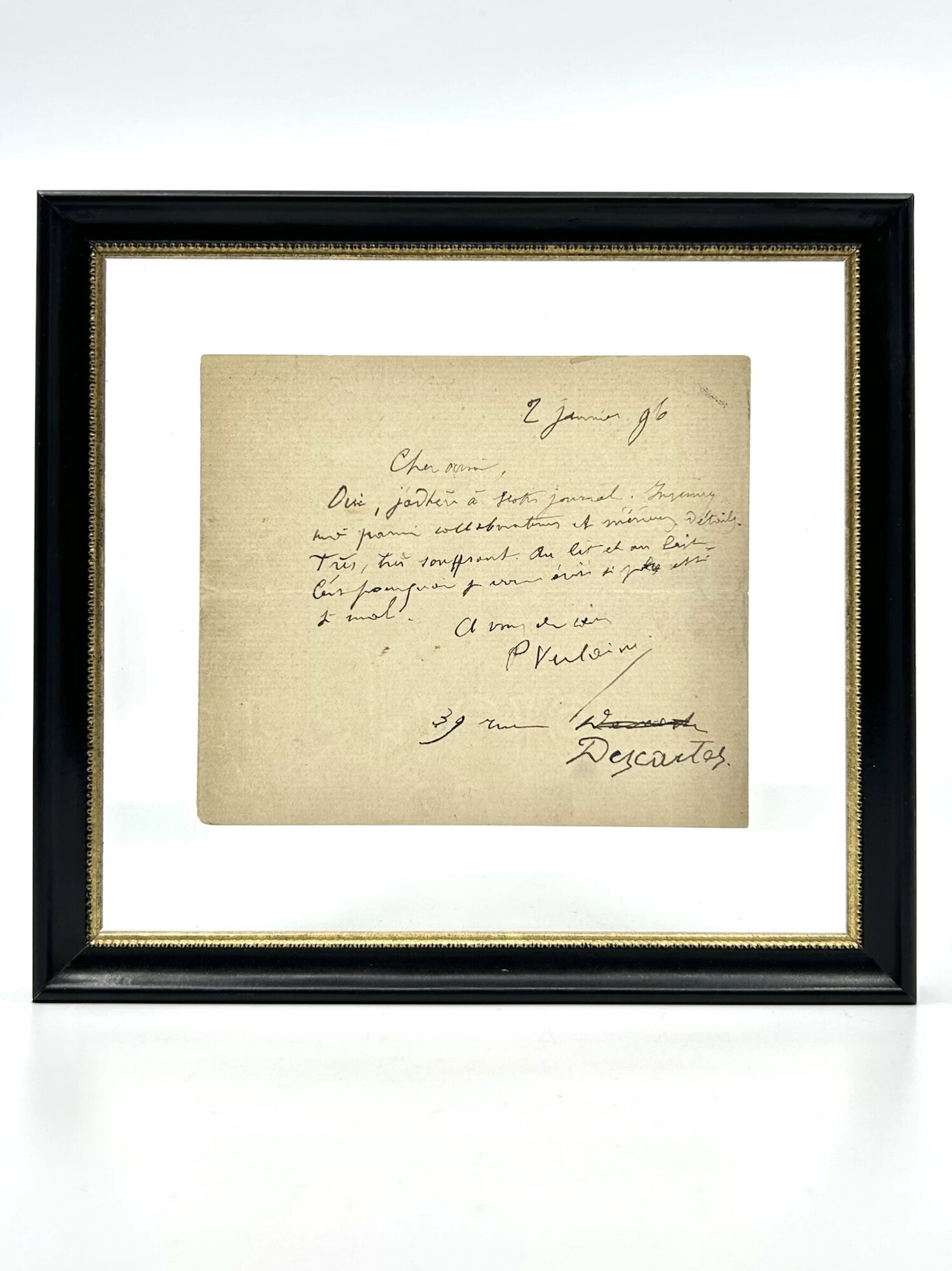 Paul Verlaine - 2 janvier 1896