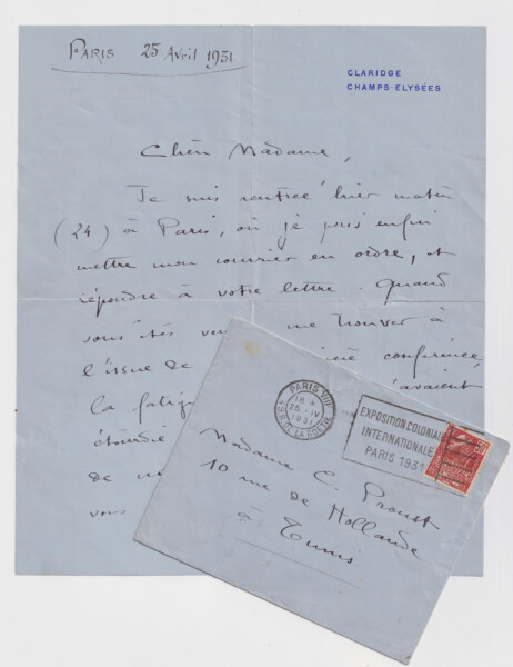 Colette - Lettre autographe signée.