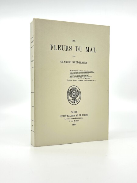 Charles Baudelaire Les Fleurs du mal - Fac-similé - 150 ans - 1857-2007