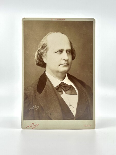 Intense portrait de Leconte de Lisle par Nadar