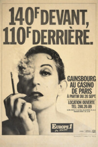 Serge Gainsbourg affiche originale