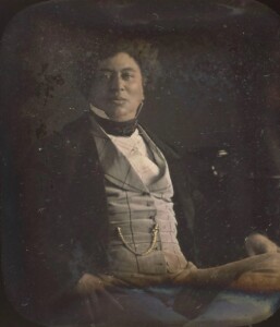 Première photographie d'Alexandre Dumas, 1951, daguerréotype.