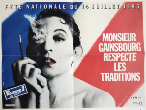 Serge Gainsbourg affiche originale