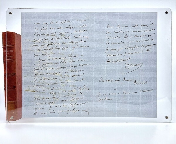 Gustave Flaubert - Lettre autographe signée