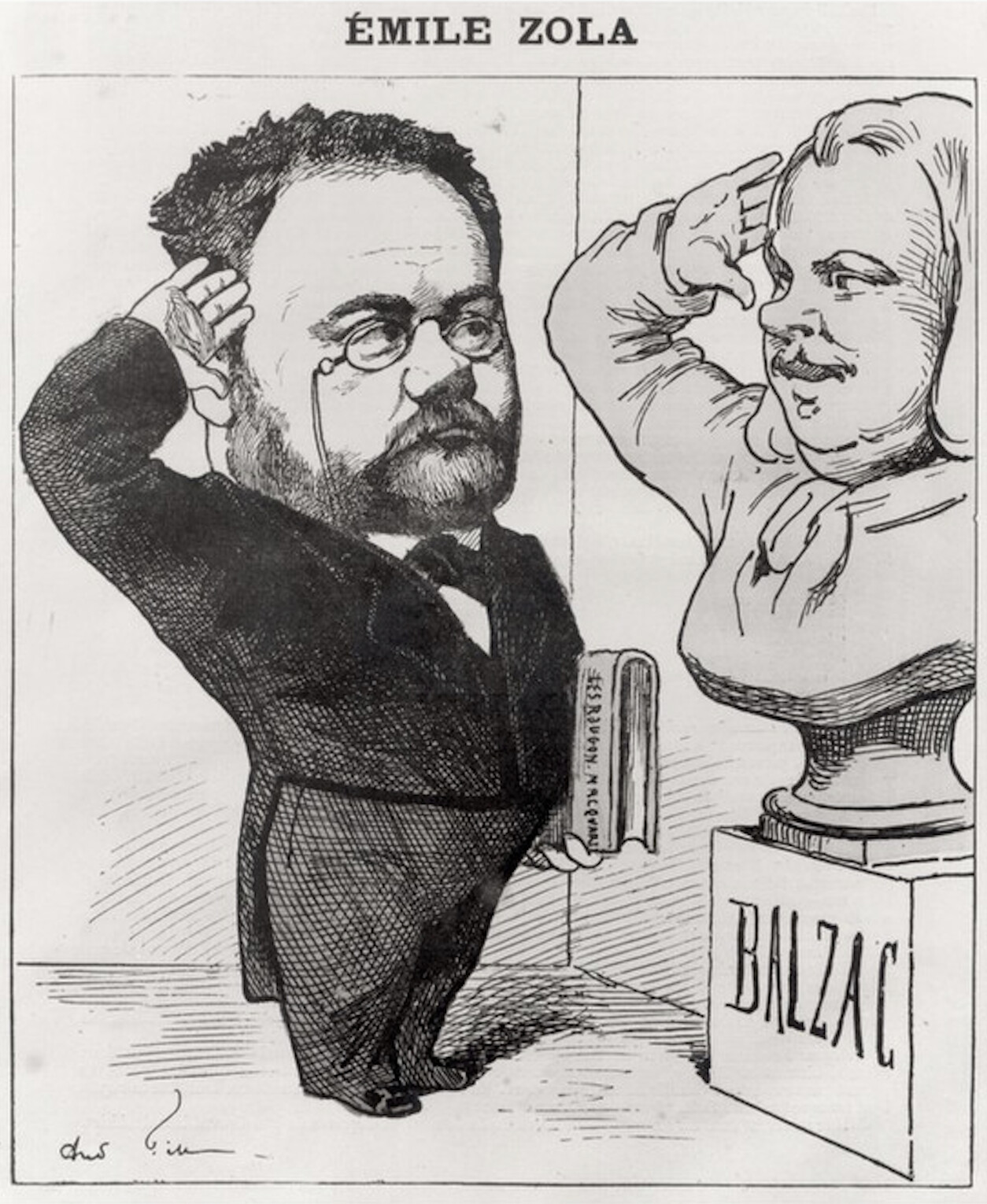 Carte de visite autographe : "Merci pour Balzac, monsieur" – Image 7