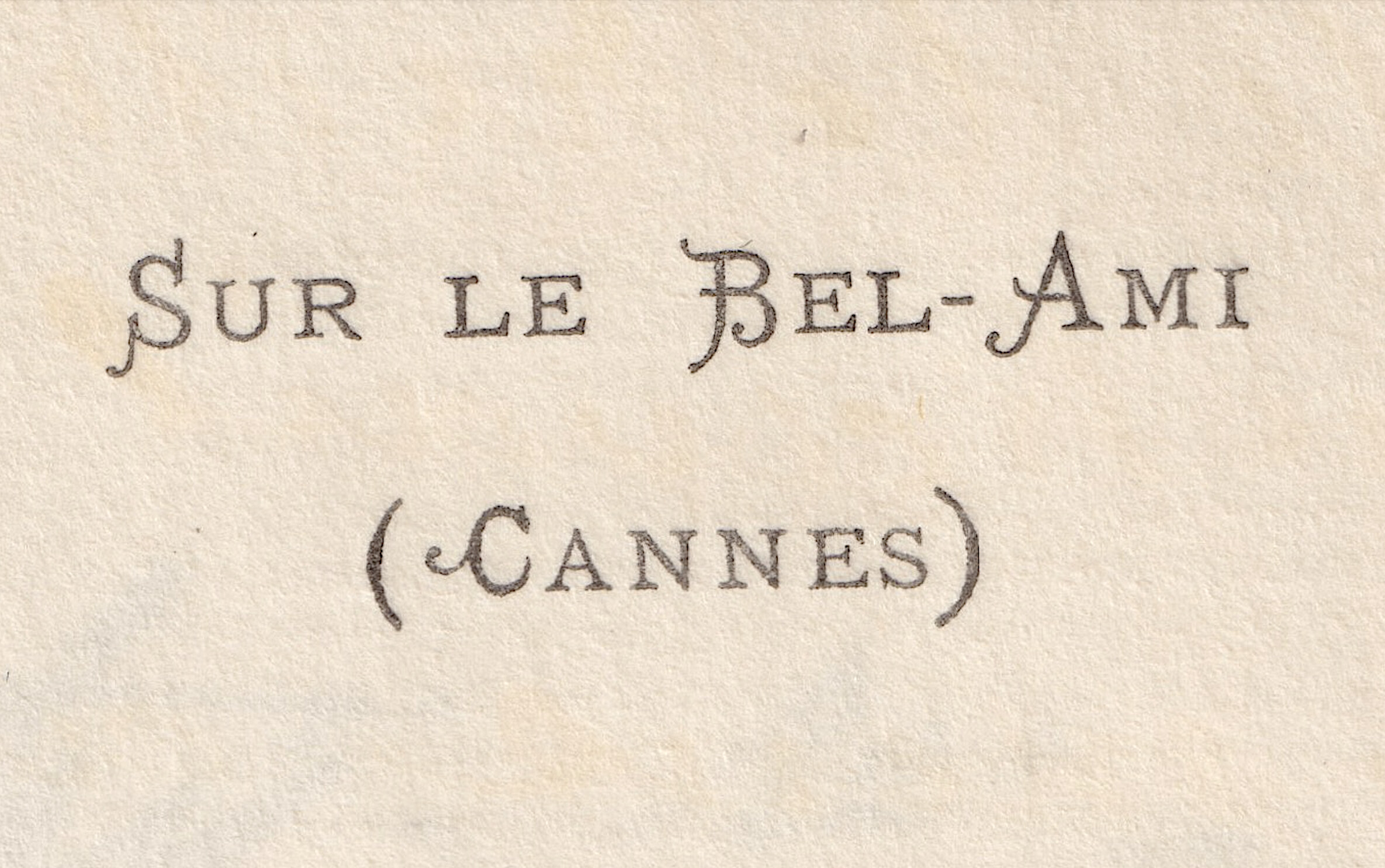 Guy de Maupassant - Lettre signée - 1891
