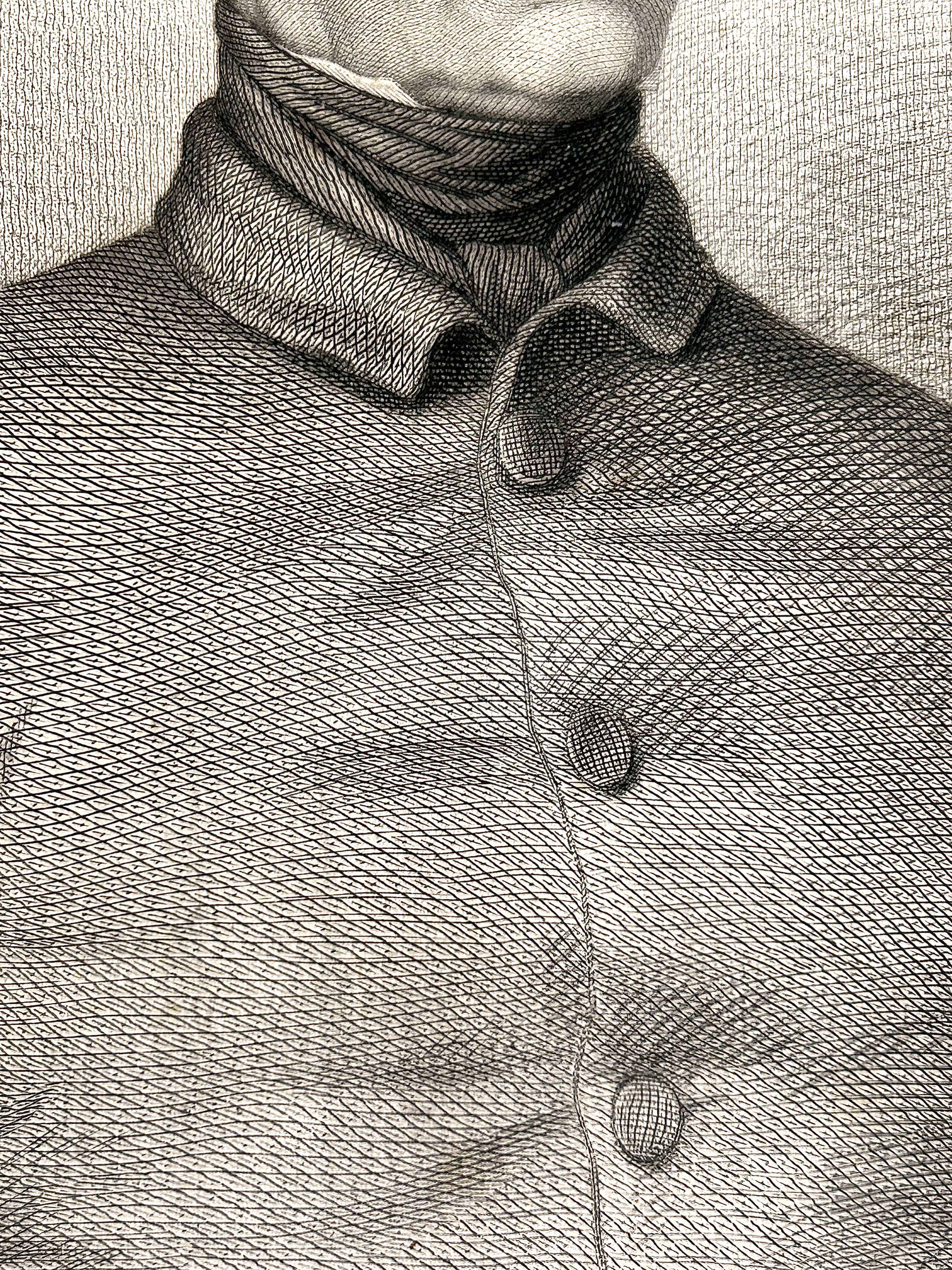 Alphonse de Lamartine - Portrait signé. Vers 1860