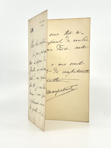 Guy de Maupassant - Lettre signée - 1891