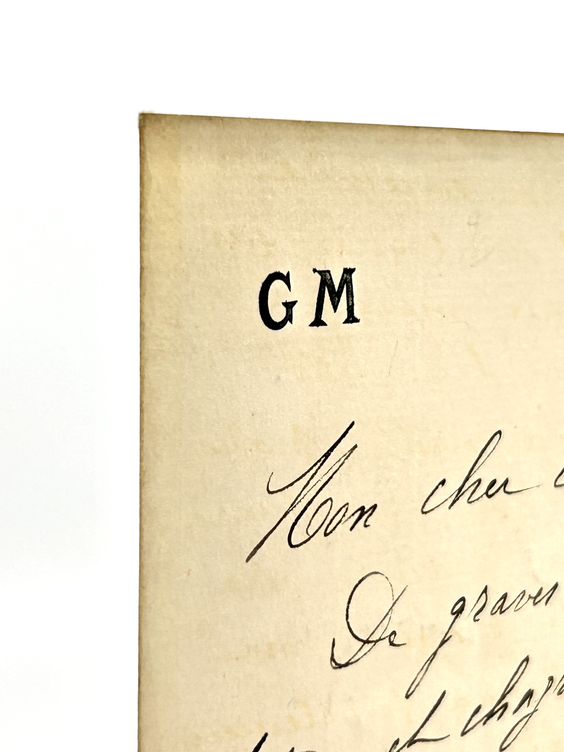 Guy de Maupassant - Lettre signée - 1891
