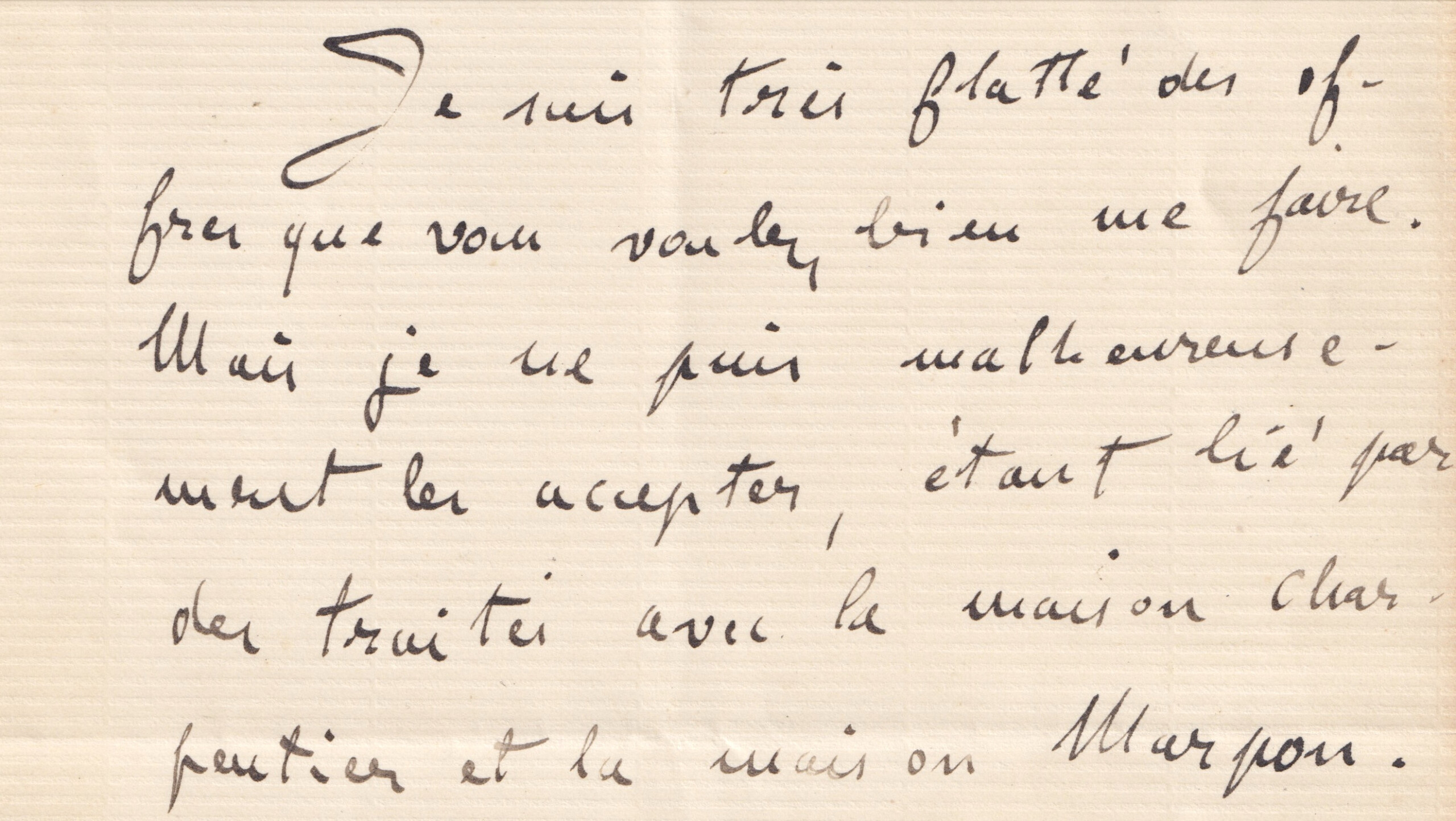 Émile Zola - Lettre autographe signéee - 1882