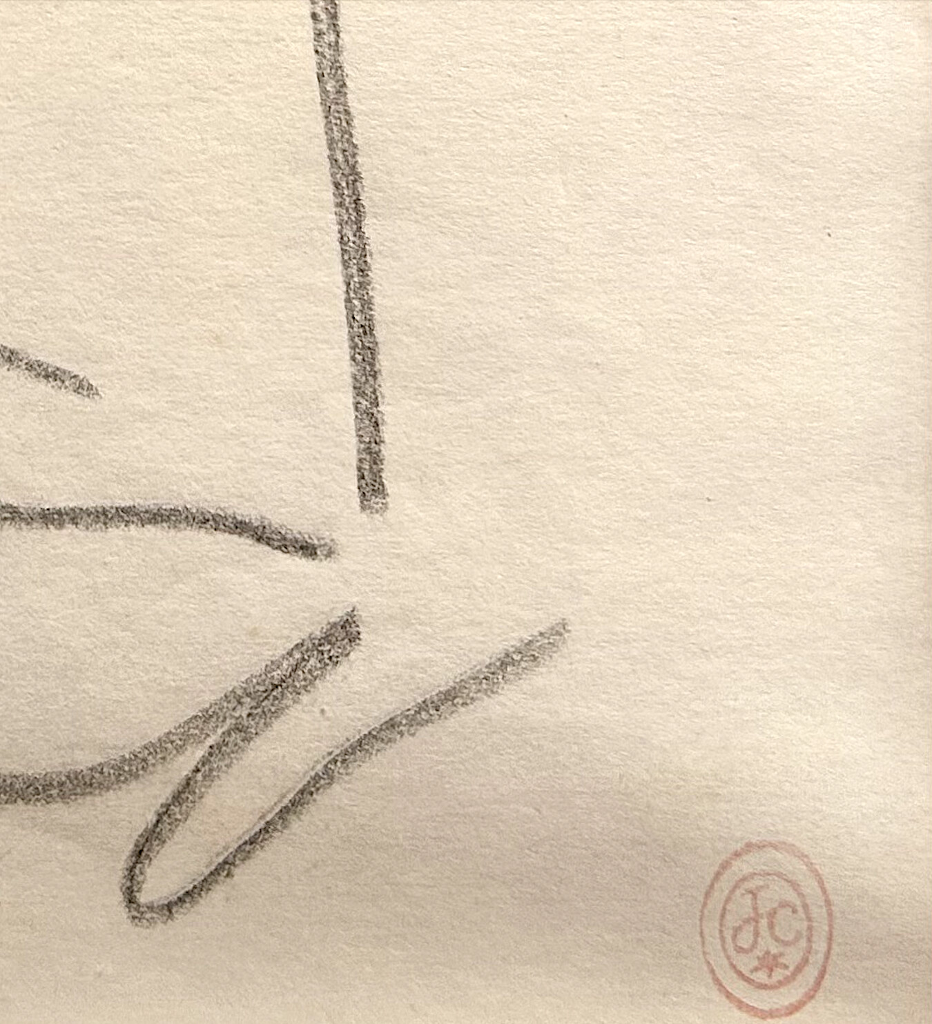 Dessin original à la mine de plomp - "Tête d'Œdipe" – Image 2