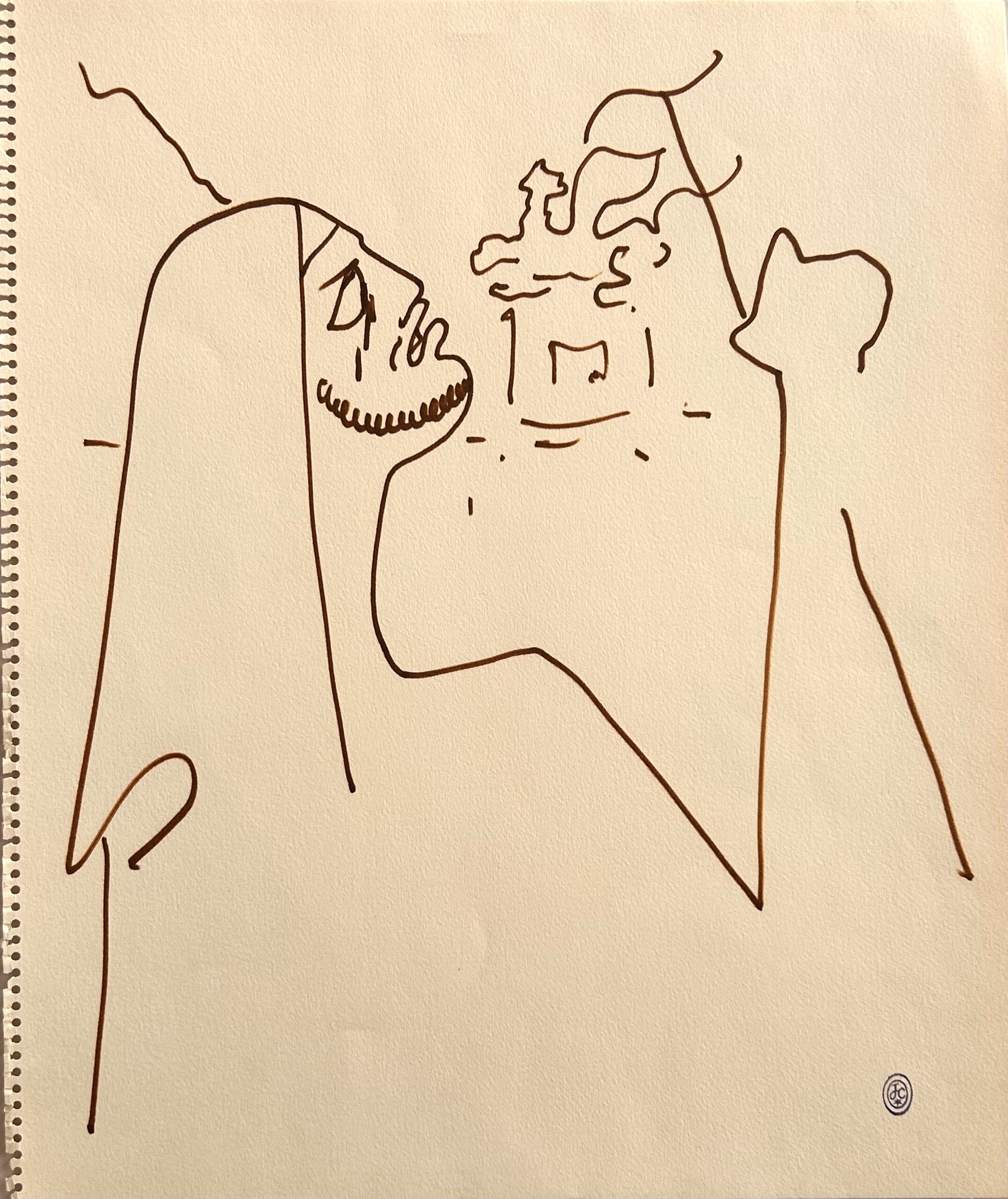 Jean Cocteau - Dessin original