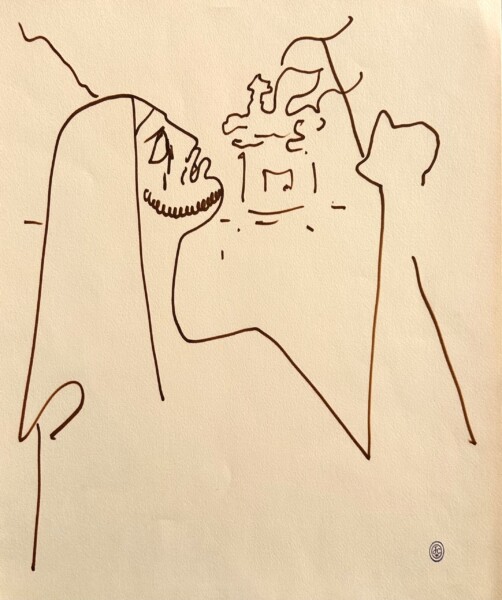 Jean Cocteau - Dessin original