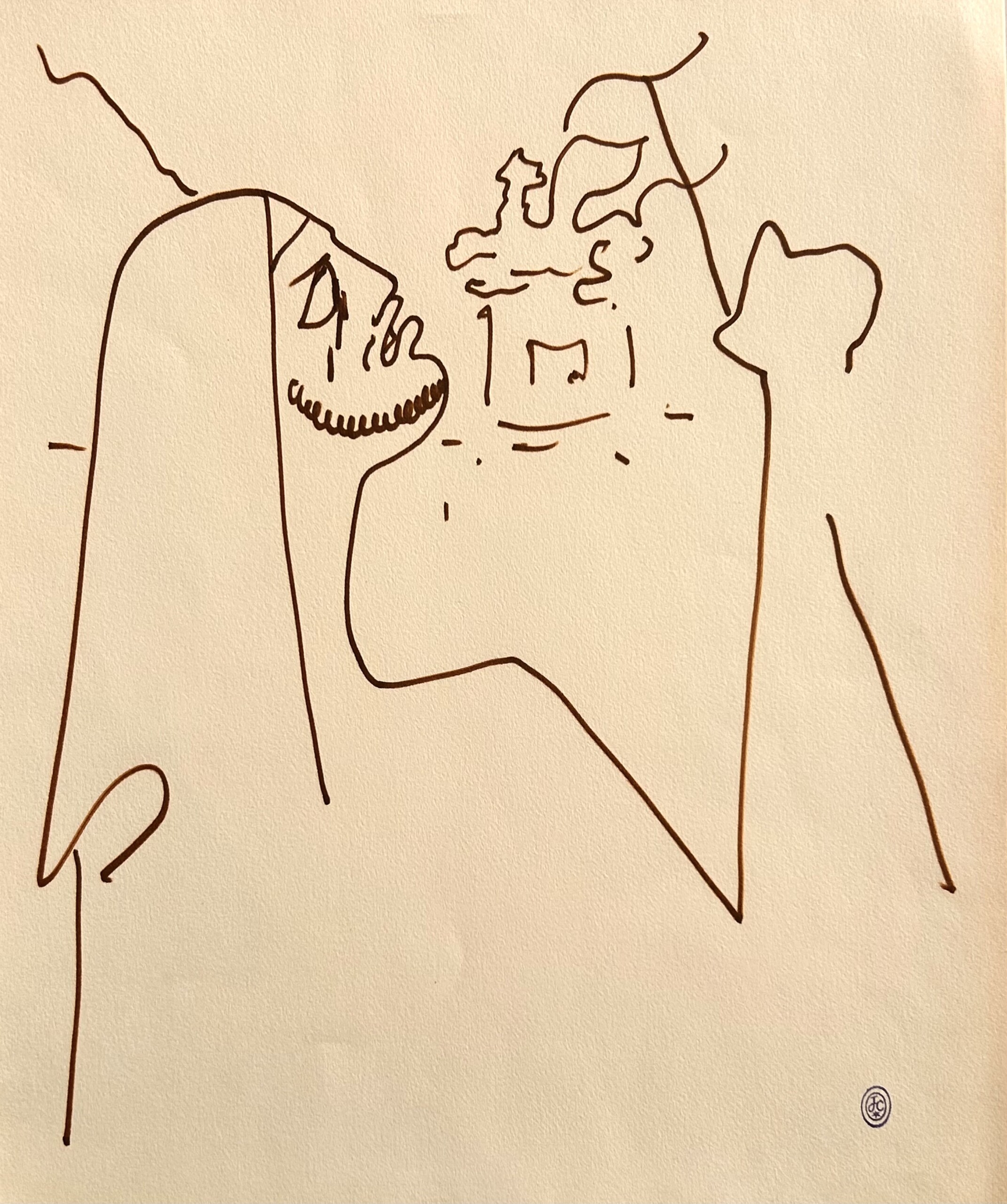 Jean Cocteau - Dessin original