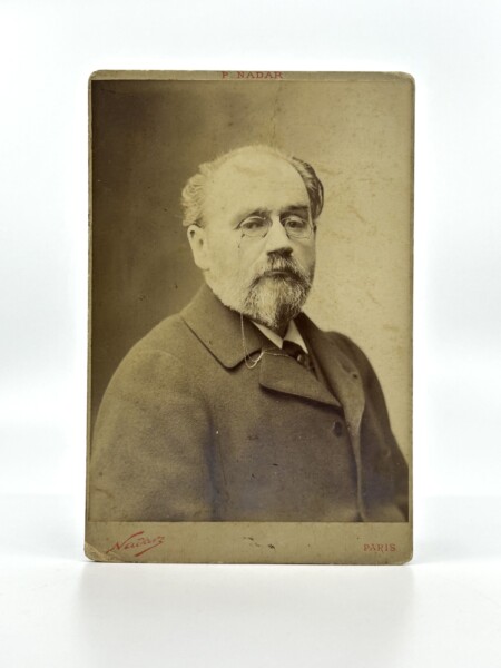 Émile Zola - Grand photographie d'époque par Paul Nadar - 1895