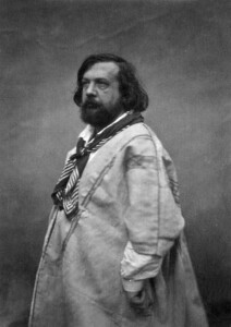 Théophile Gautier par Nadar vers 1855.