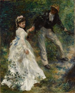 La Promenade, par Pierre-Auguste Renoir. 1870