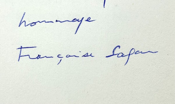 Françoise Sagan - La Femme fardée - Envoi autographe. 1981