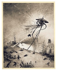H. G Wells - Lettre autographe signée à l'aube de la première guerre mondiale.