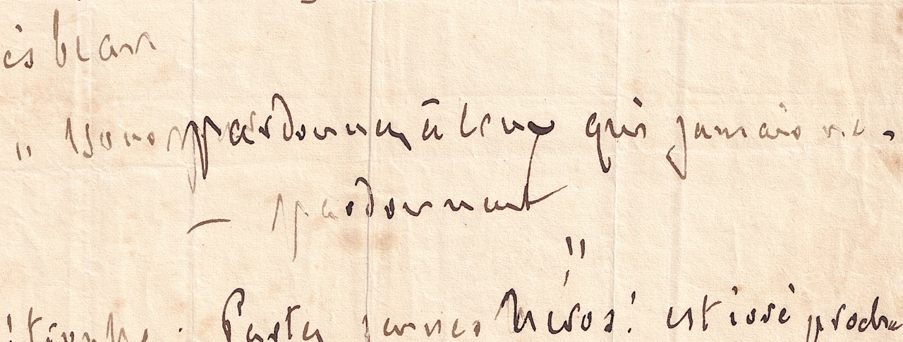 François-René de Chateaubriand -Lettre autographe signée - 1826